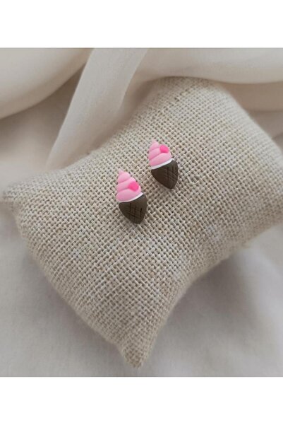 Hd Marketim أقراط مخروط الآيس كريم أقراط صغيرة للنساء والفتيات الصغيرات أقراط...