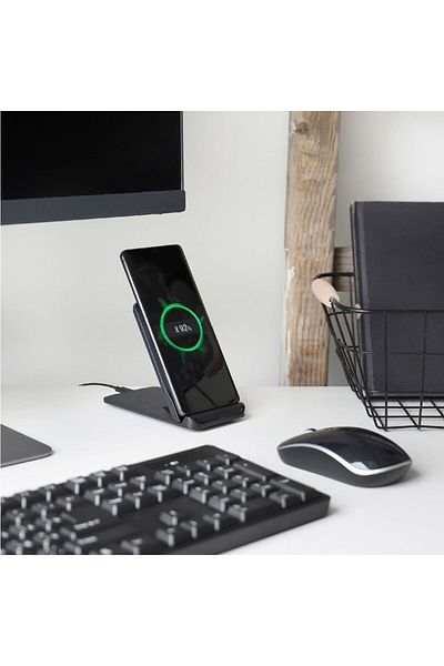Q-link Incarcator wireless Q-link, Fast-Charging 10W Universal, Slim, Negru