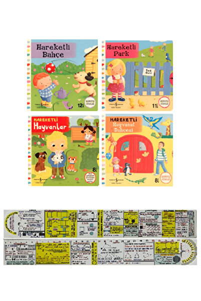 TÜRKİYE İŞ BANKASI KÜLTÜR YAYINLARI Hareketli Bahçe + Hareketli Park + Hareke...