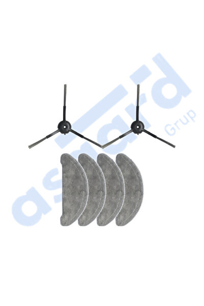 Asgard Grup Roidmi Eve - 2 perii laterale compatibile cu Eve Plus 4 mopuri