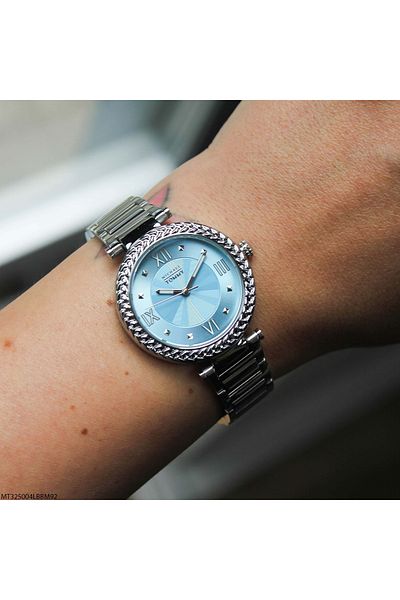 MICHAEL TOMMY Mt325004Lbbm92 Women's Wrist Watch with Steel Band