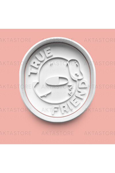 AKTASTORE صديق حقيقي - قالب بسكويت على شكل شخصية وقالب عجينة السكر
