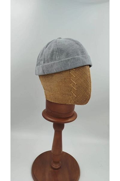 MARBERRY Gray Sipersiz Kep Coni Unisex Hat