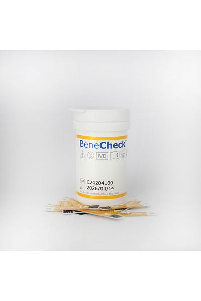 BeneCheck BK-C2 Total Cholestrol Test strips 10/Box