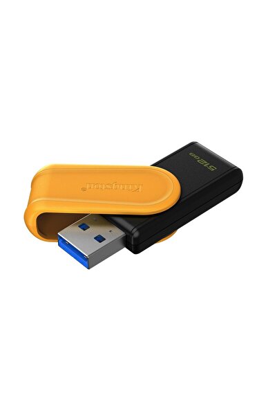 Kingston DTXS-512GB 512GB Portable USB 3.2 Gen1 DataTraveler ExodiaS (Black-Yellow) Flash Bellek
