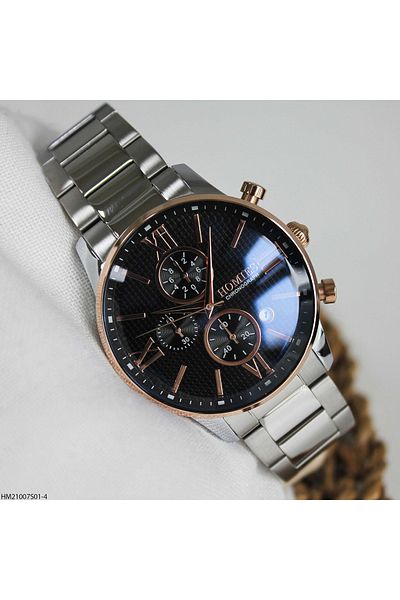 Homies Hm21007S01-4 Men's Wrist Watch with Steel Band