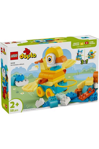 LEGO LEGO DUPLO Set - 3-in-1 Wheeled Animals (10448)