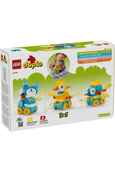 LEGO LEGO DUPLO Set - 3-in-1 Wheeled Animals (10448)