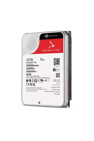 Seagate HDD Seagate IronWolf PRO 22TB, NAS, 7200rpm, 512MB cache, SATA-III, 3.5"