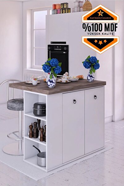dekor fim DF01112GD MDF Mutfak Adası Mutfak Dolabı Ada Mutfak Yemek Masası