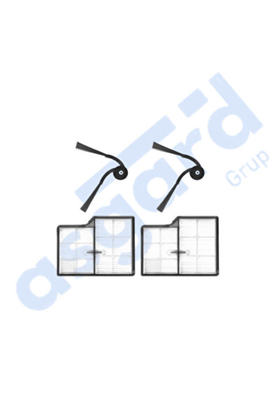Asgard Grup Roborock Saros 10 compatibil cu 2 perii laterale 2 filtre