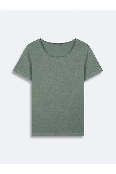 Ltb HOBESA Haki Дамска тениска с къс ръкав 1225801286089401