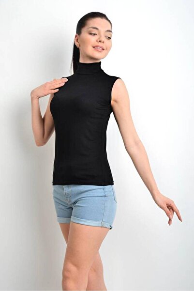 Star Kota Ten Women's Black Zerokol Fishing Neck Body Tank Top