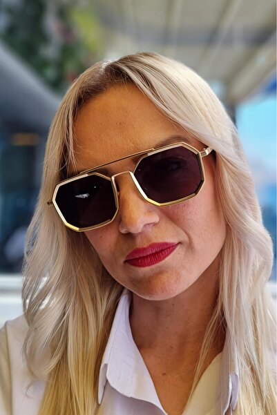 Uniquetrenders Unisex Simon Geometric Vintage Punk Model Sunglasses