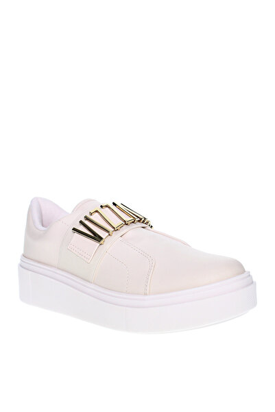 VİZZANO حذاء رياضي نسائي من فيزانو أبيض/ذهبي فاتح | صنع في البرازيل