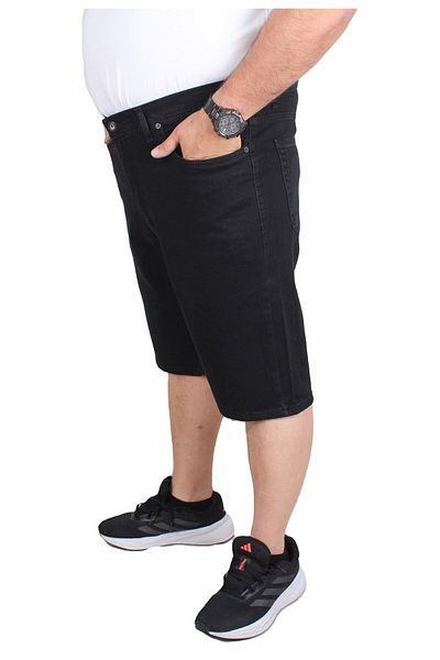 Starbattal Plus Size Jeans Capri Power Lycra Comero 11913 Black