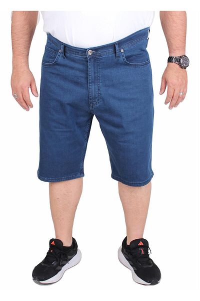 Starbattal Plus Size Jeans Capri Power Lycra Comero 11913 Blue