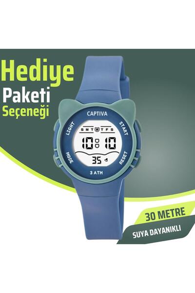 captiva 30 Meters Water Resistant Alarm and Stopwatch Featured Wristwatch