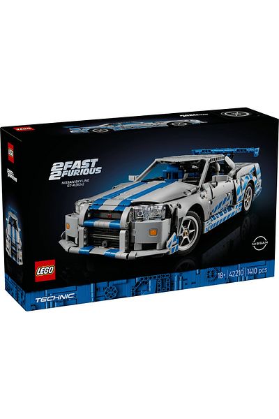 LEGO Set LEGO Technic - Maşina Nissan Skyline GT-R (R34) din Mai furios, mai iute (42210)
