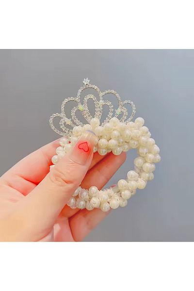 synshop Balerina Coreeană Lolita Stil Perle Perle Printesa Coc Coroana Aniversare Aniversare