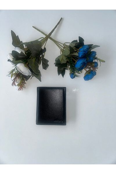 Milian's Genuine Leather Vertical Men's Wallet Black Color 3002 Milian's