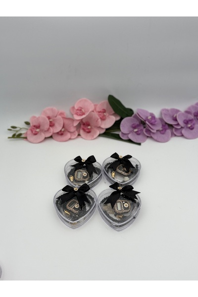 Uğurlu Hac Cutie cu inimă, set de mătănii de rugăciune din perle, 10 bucăți