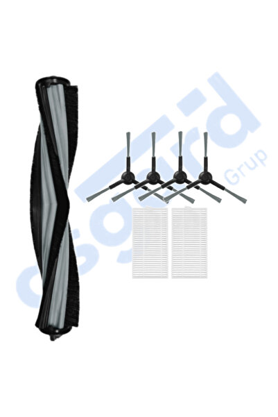 Asgard Grup VİOMİ V5 – V5 PRO – ALPHA 2 PRO Uyumlu 1 Ana Fırça 4 Yan Fırça 2 Filtre