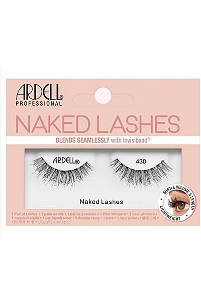 Ardell 430 Naked False Lashes, Invisiband, Lightweight, Short-Length Eyelashes, 1 Pair (Pack of 1)