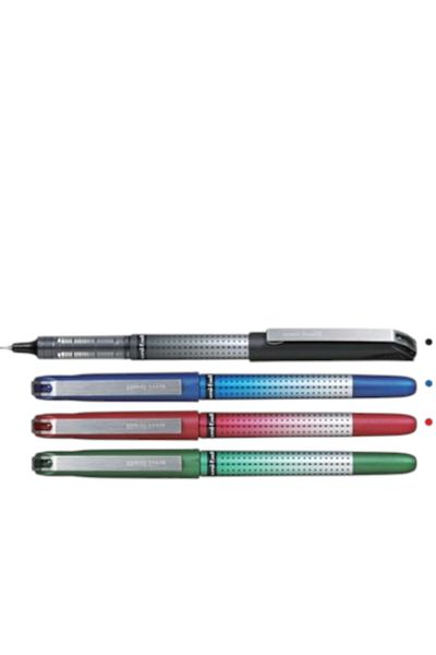 UNİ-BALL Uniball Eye Needle (0.5) Needle Tip Pen Blue-Red-Black-Green (Four Pieces)