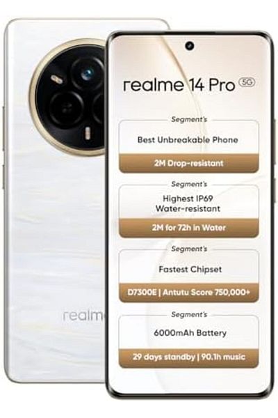 realme 14 Pro 5G 256GB 12GB Pearl White