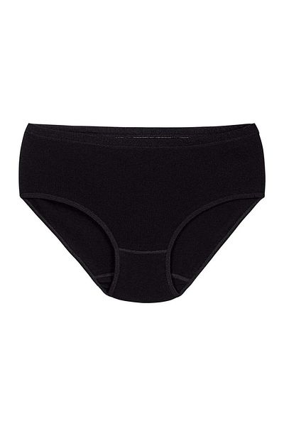 YILDIZ Star 3581 Women's Black 100% Cotton High Waist Bato Panties