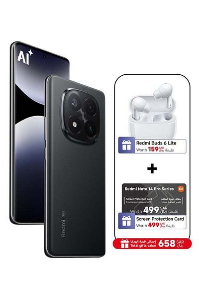 Xiaomi Redmi Note 14 Pro+ 5G Midnight Black 12GB RAM 512GB - Global Version