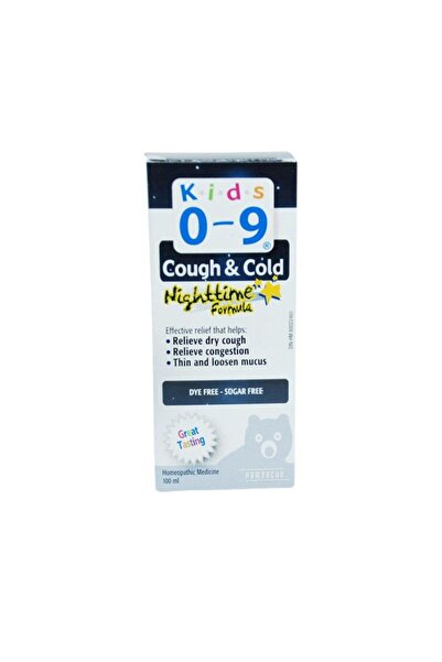 Homeocan شراب ليلي لعلاج السعال والبرد للأطفال من عمر 0 إلى 9 سنوات (100 مل)