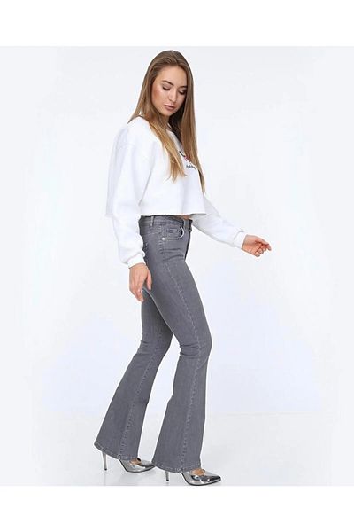 Livik Women's Lycra Stretchy Special Spanish Leg Jeans