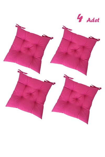 TicaretJet 4'lü Kare Sandalye Minderi 40 X 40 Cm | Bahçe Balkon Minderi | Minder