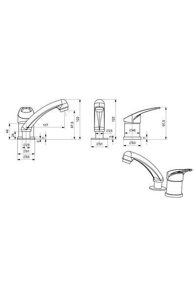 ZEK BANYO Berber Battery Faucet