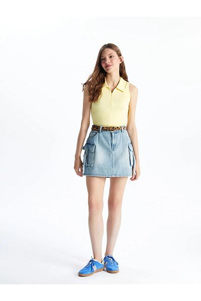 LC Waikiki Xside Polo Neck Textured Women's Body (S5)