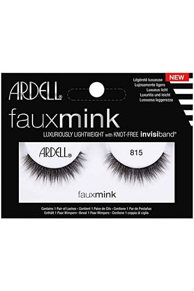 Ardell Professional Fauxmink, Luxuriously Lightweight With Knot Free Invisiband and Ultra Soft, Comf