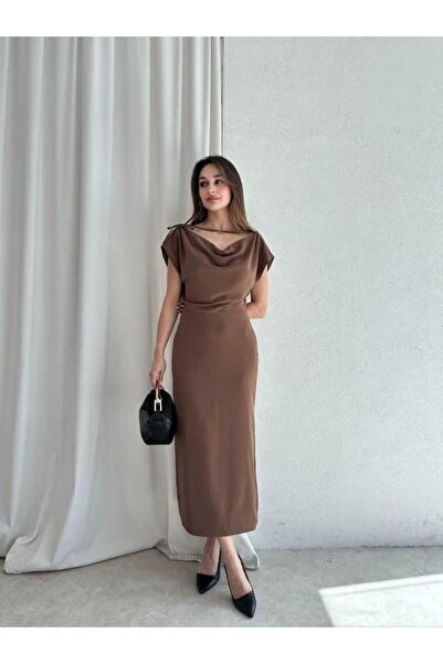 MODA DURAĞI ALİX Midi Elbise