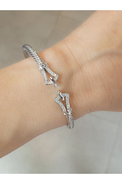 MODA Women's Tarnish-Free Steel Stylish Design Stone Bracelet - |   Bujimori.