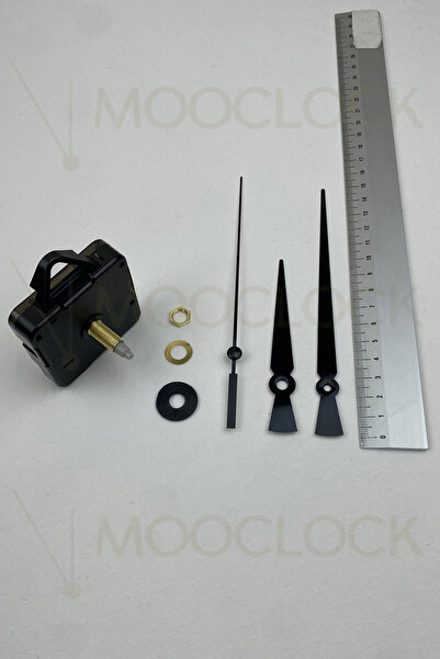 MOOCLOCK Saat Makinesi, Akar Sessiz Duvar Saati Mekanizması, 22 MM şaft, Akre...
