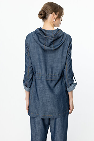 Ekol Hooded Blouse Set 7048-25