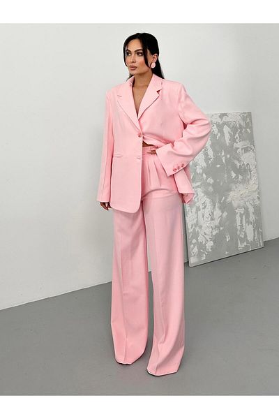Juste Pleated Palazzo Pants Pink