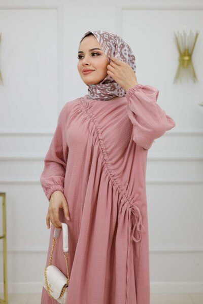 VALENS BOUTİQUE Φόρεμα με λεπτομέρεια με κορδόνια Banu