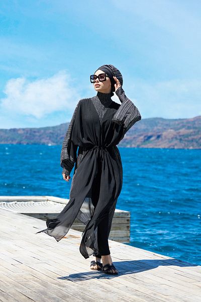 ns tasa Felina Model Waist Lace Design Hijab Pareo