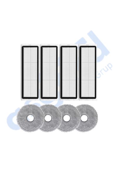 Asgard Grup Dreame L10 S Ultra, L10 Ultra, L10 Prime Compatible 4 Filters 4 Mops