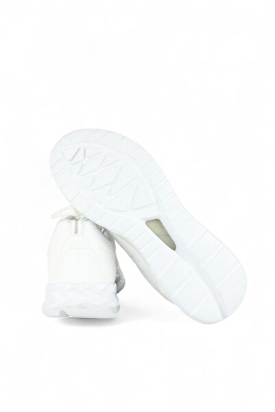 Fitbas 440586 468 Γυναικεία Αθλητικά Παπούτσια Λευκά Μεγάλου Μεγέθους