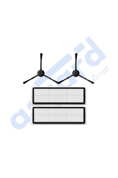 Asgard Grup Dreame F9 - Z10 Pro Compatible 2 Side Brushes 2 Filters