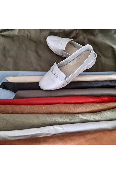 KAPAR Δερμάτινες άνετες μπαλαρίνες με ελαφριά φούντα