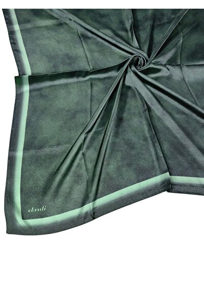 mim eşarp Eșarfă Ebruli cu Model de Cloud din Cristal 90x90 cm